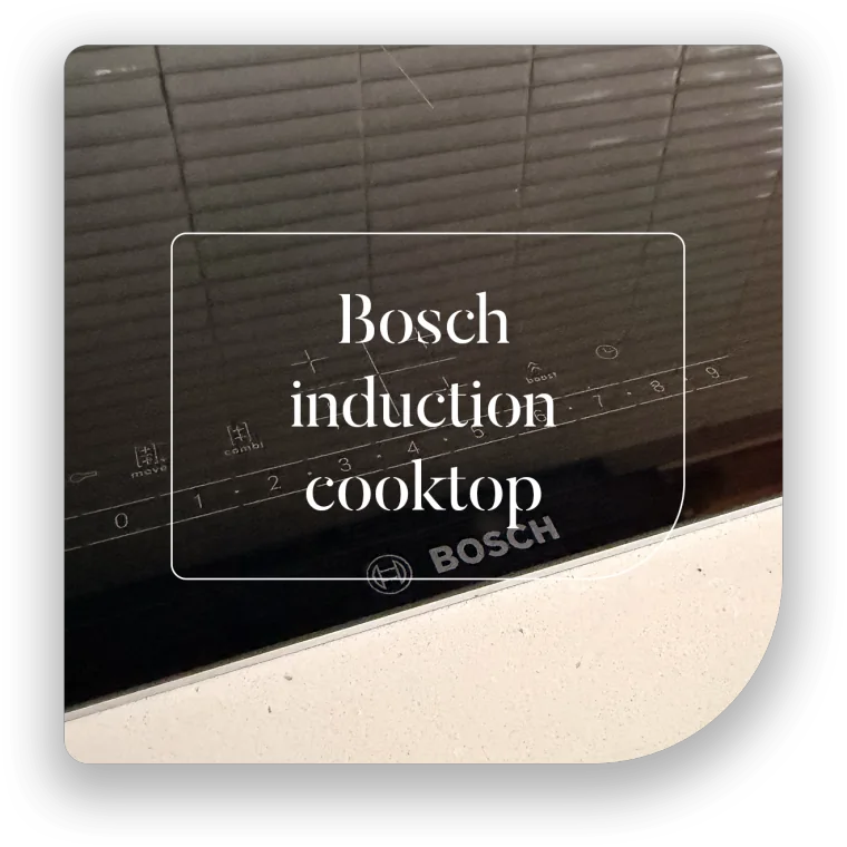 Bosch induction cooktop