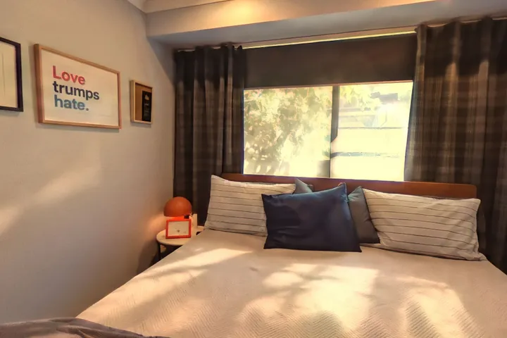 Bedroom in the 360 tour