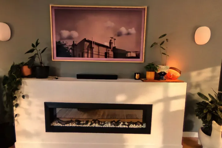 Living room in the 360 tour